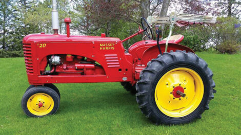 Restored MH 20 is a tractor drive favorite Image